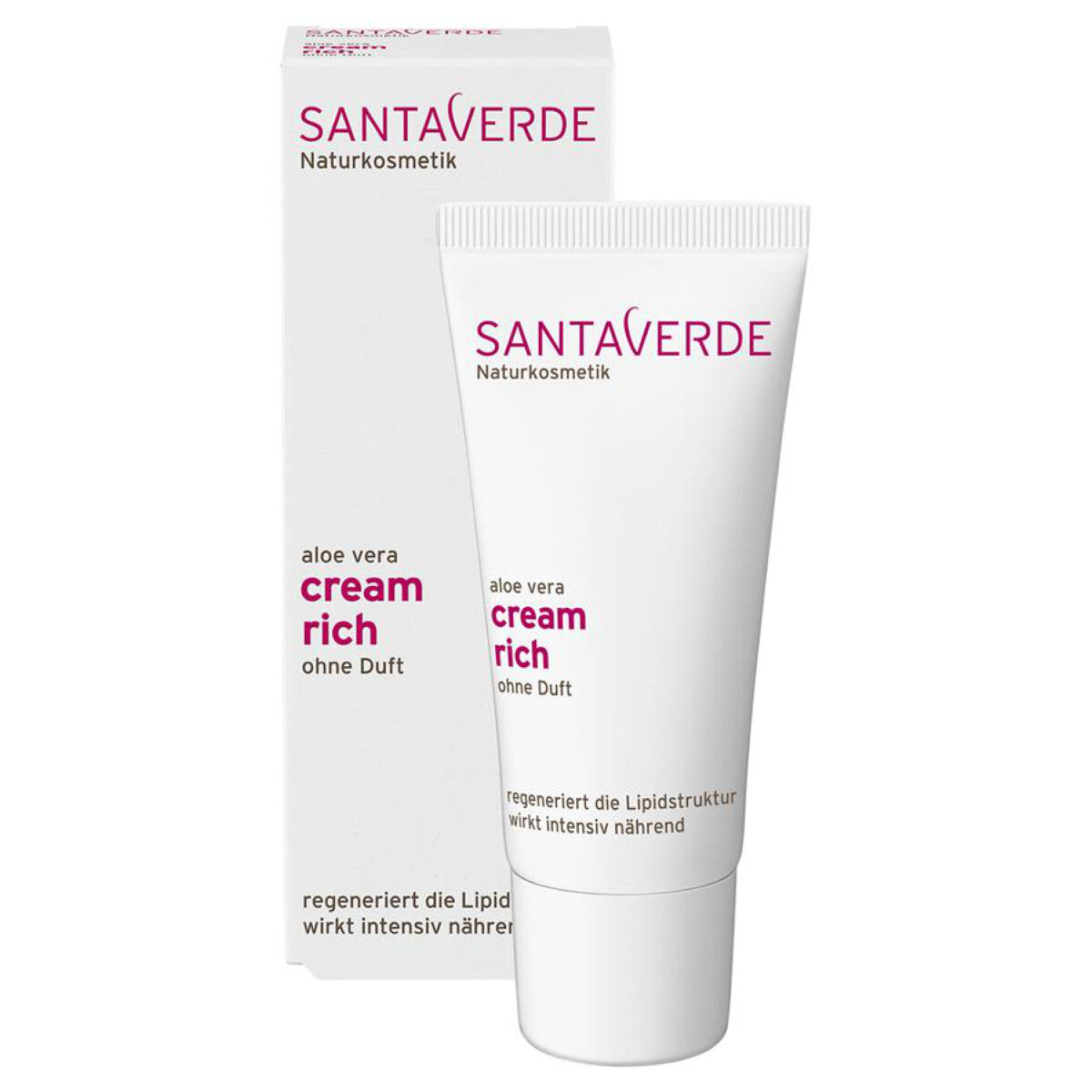 SANTAVERDE Aloe Vera Creme rich ohne Duft - 30 ml