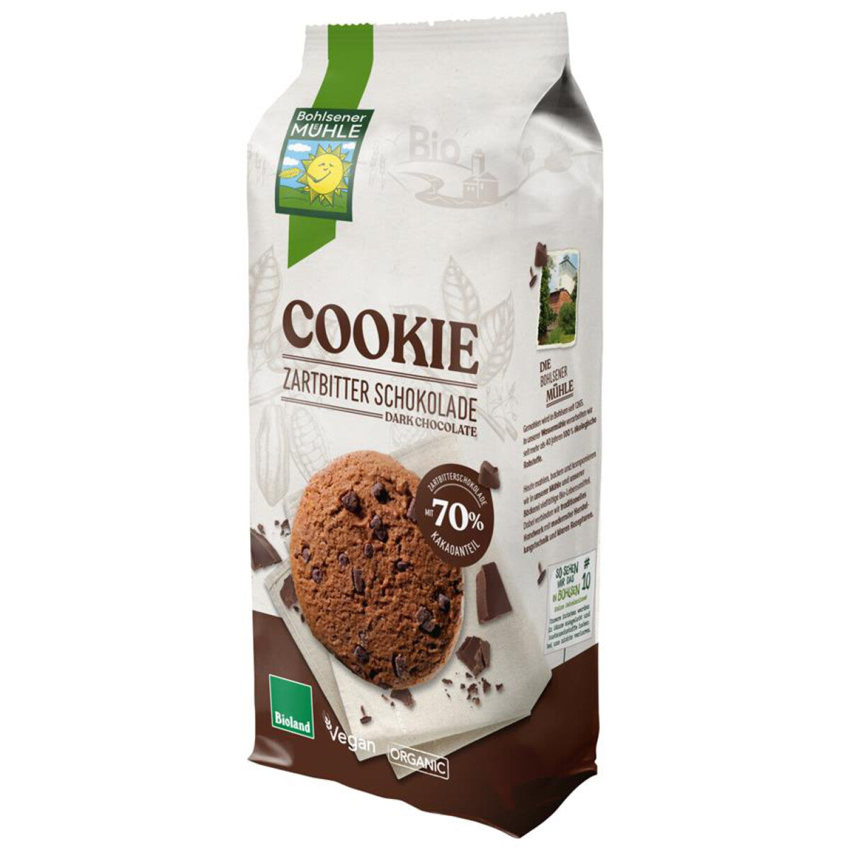 BOHLSENER MÜHLE Cookie mit Zartbitter Schokolade - 175 g