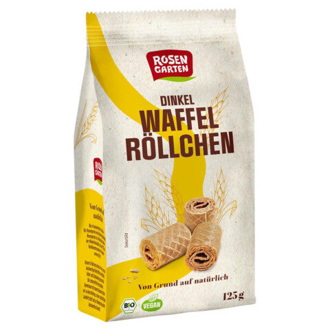 ROSENGARTEN Waffelröllchen Natur - 125 g