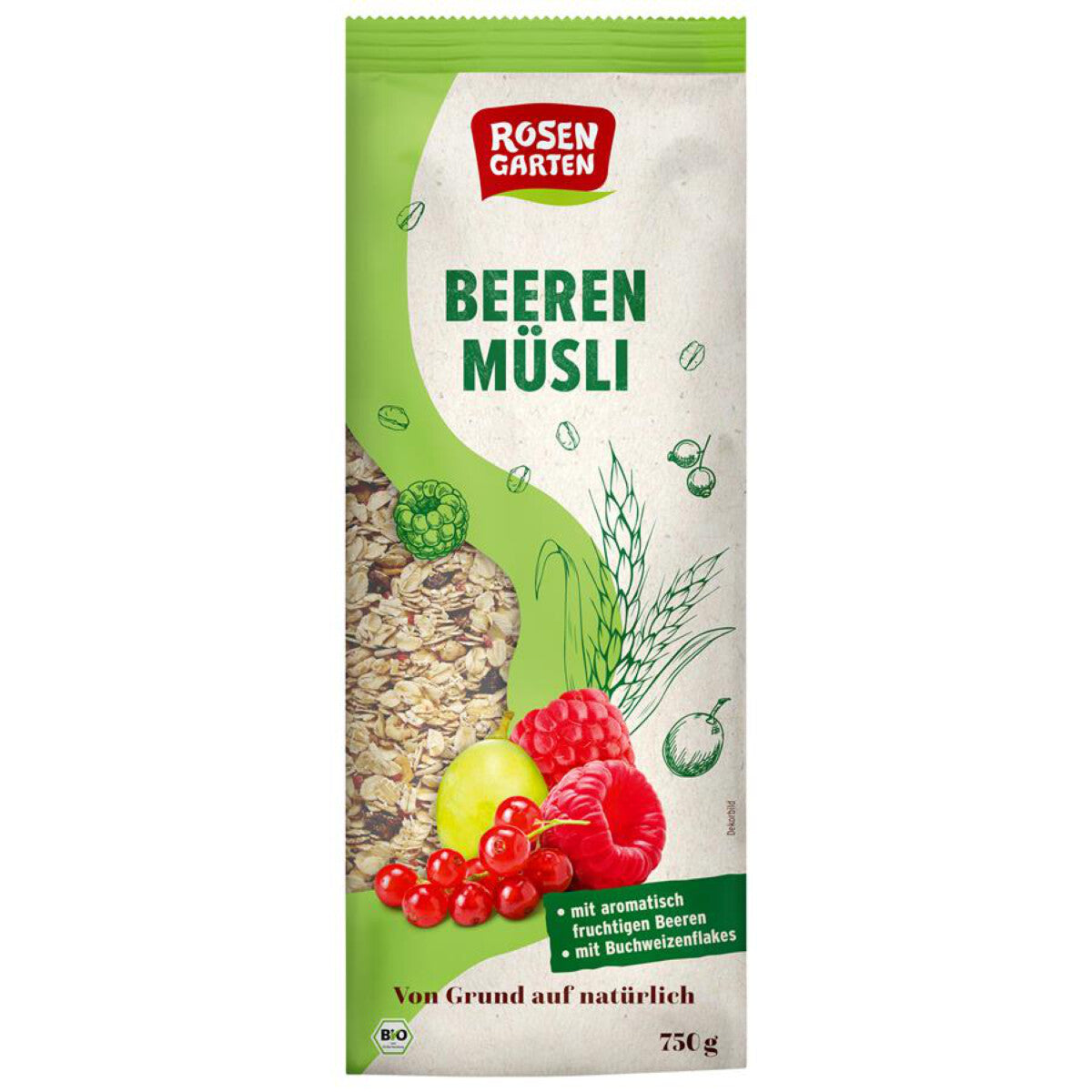 ROSENGARTEN Beeren-Müsli - 750 g