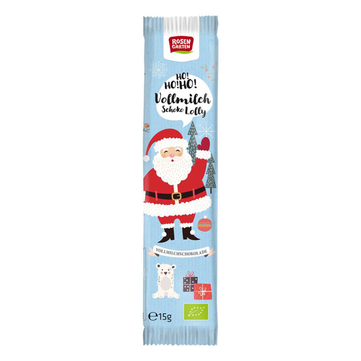 ROSENGARTEN Vollmilch-Lolly Nikolaus - 15 g