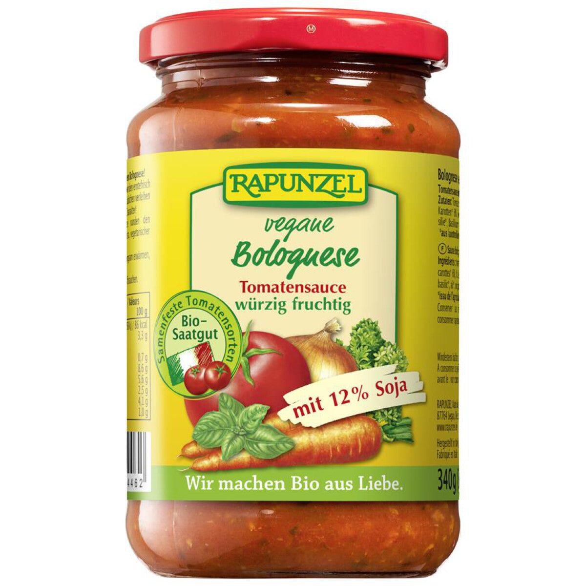RAPUNZEL Tomatensauce Bolognese -340 g