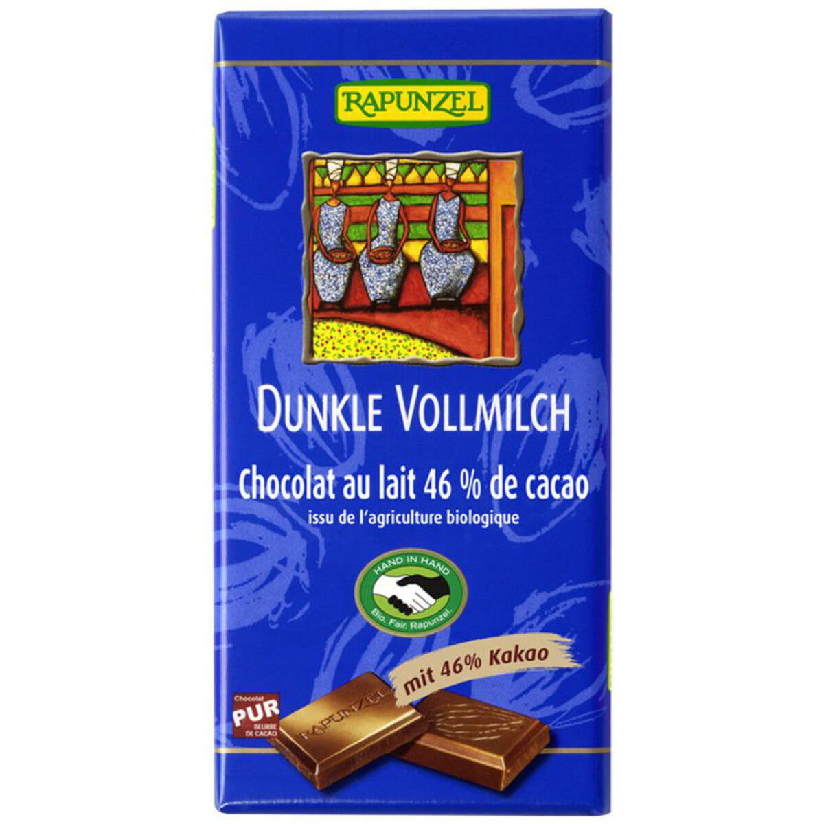 RAPUNZEL Dunkle Vollmilch 46% -100 g 