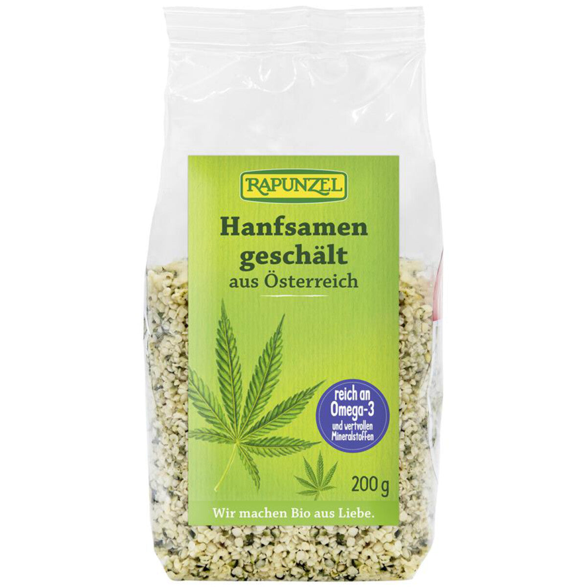 RAPUNZEL Hanfsamen geschält – 200 g