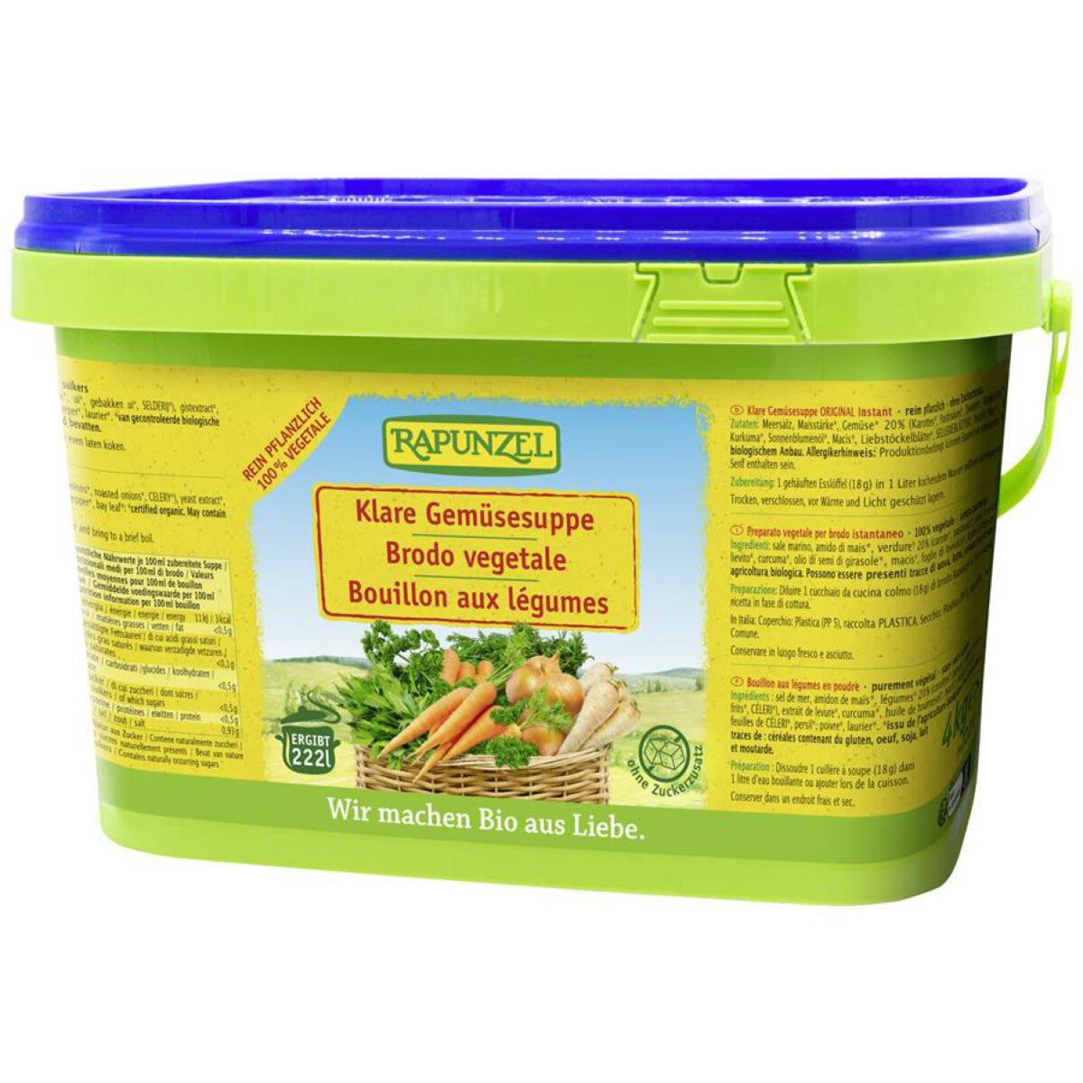 RAPUNZEL Klare Suppe mit Bio-Hefe - 4 kg