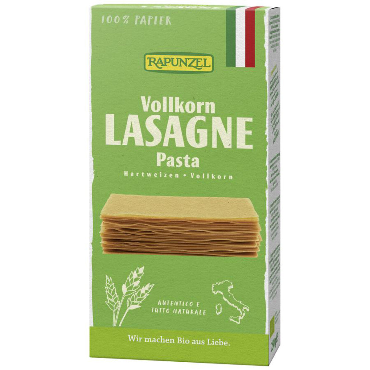 RAPUNZEL Vollkorn Lasagne Platten - 250 g
