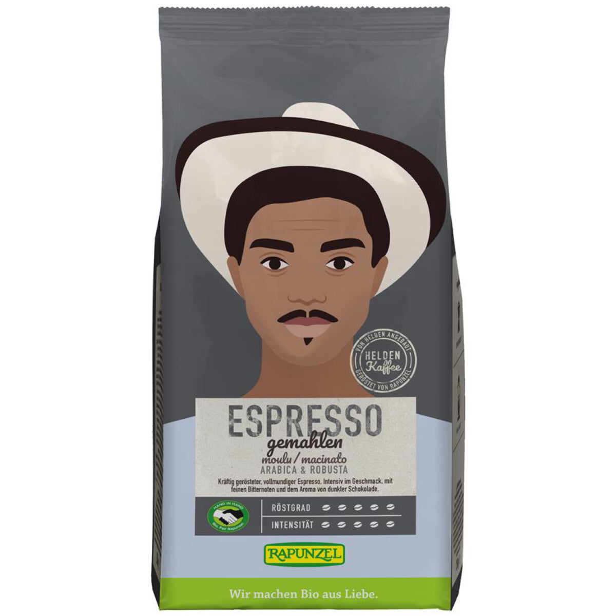 RAPUNZEL Heldenkaffee Espresso gemahlen - 250 g