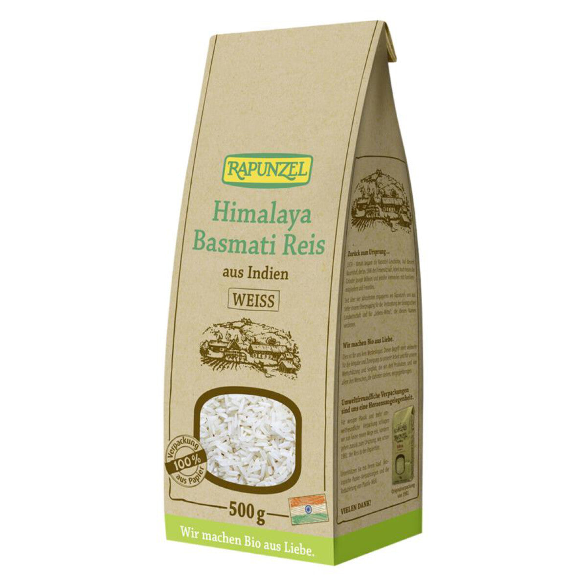 RAPUNZEL Himalaya Basmati Reis weiß – 500 g