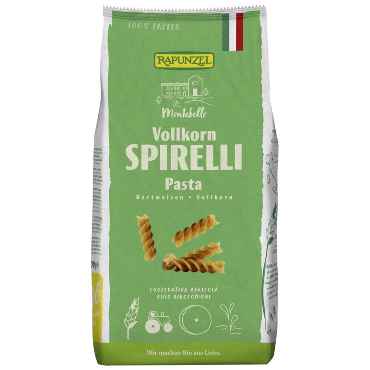 RAPUNZEL Spirelli Vollkorn - 500 g