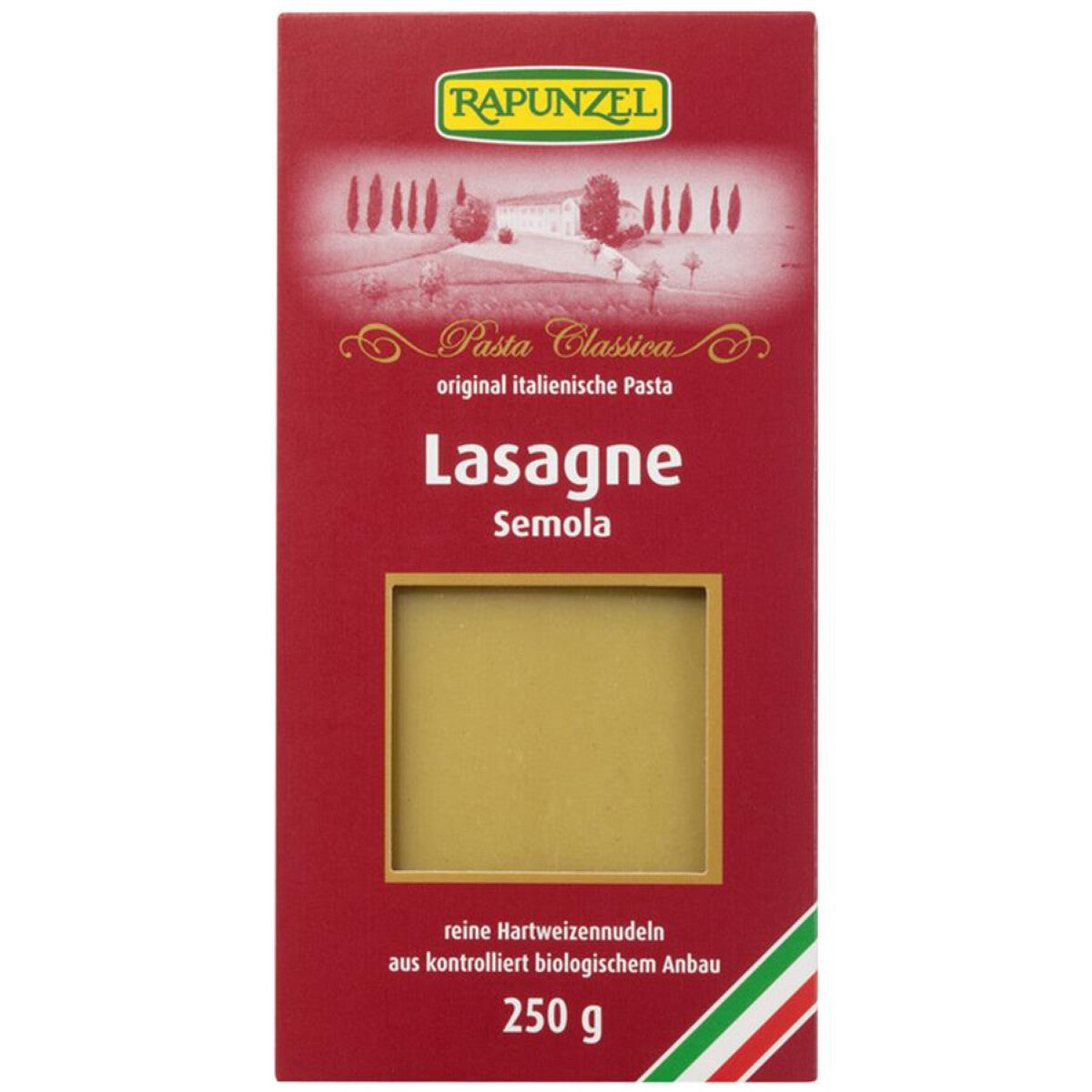 RAPUNZEL Lasagne Platten Semola - 250 g