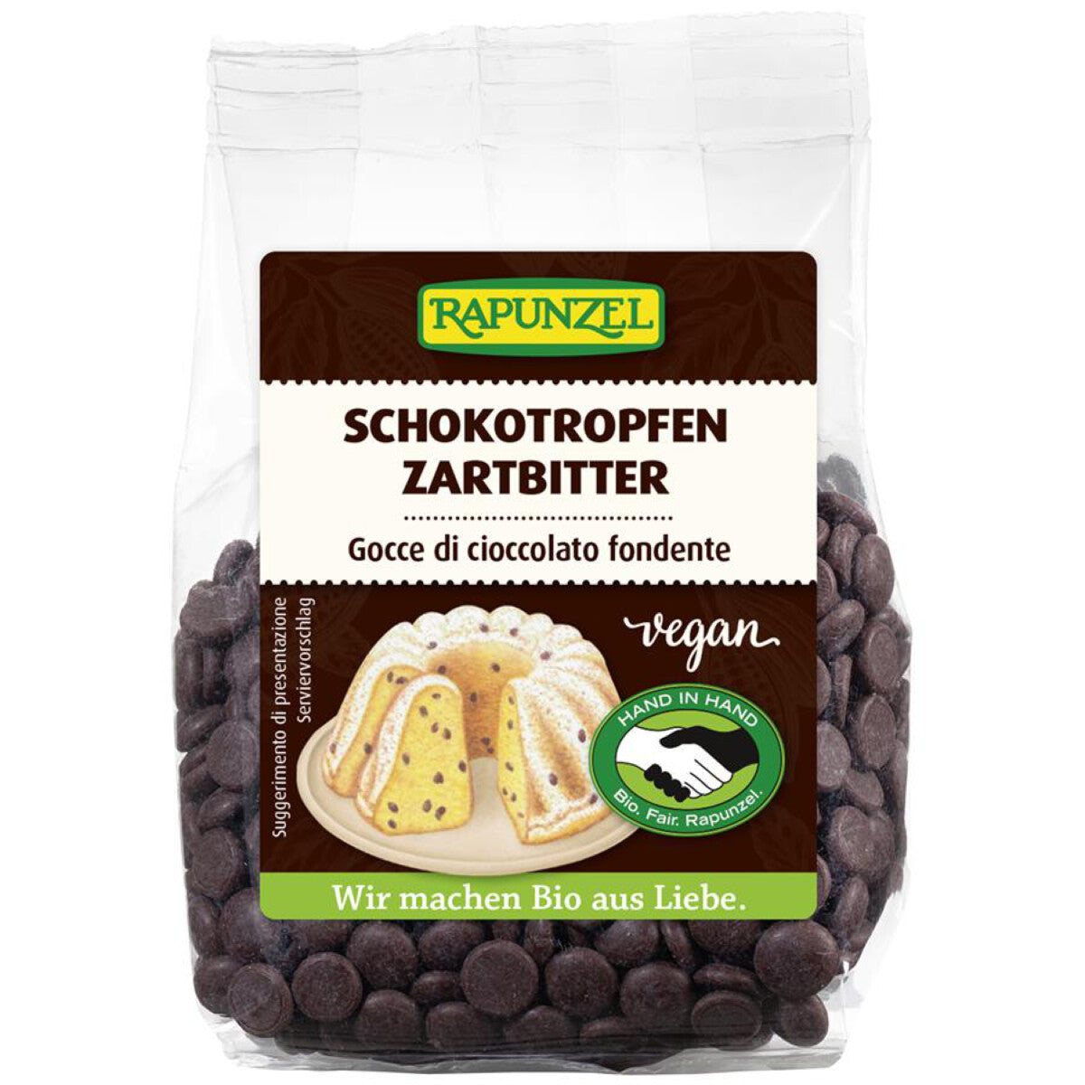 RAPUNZEL Schokotropfen Zartbitter HIH - 100g