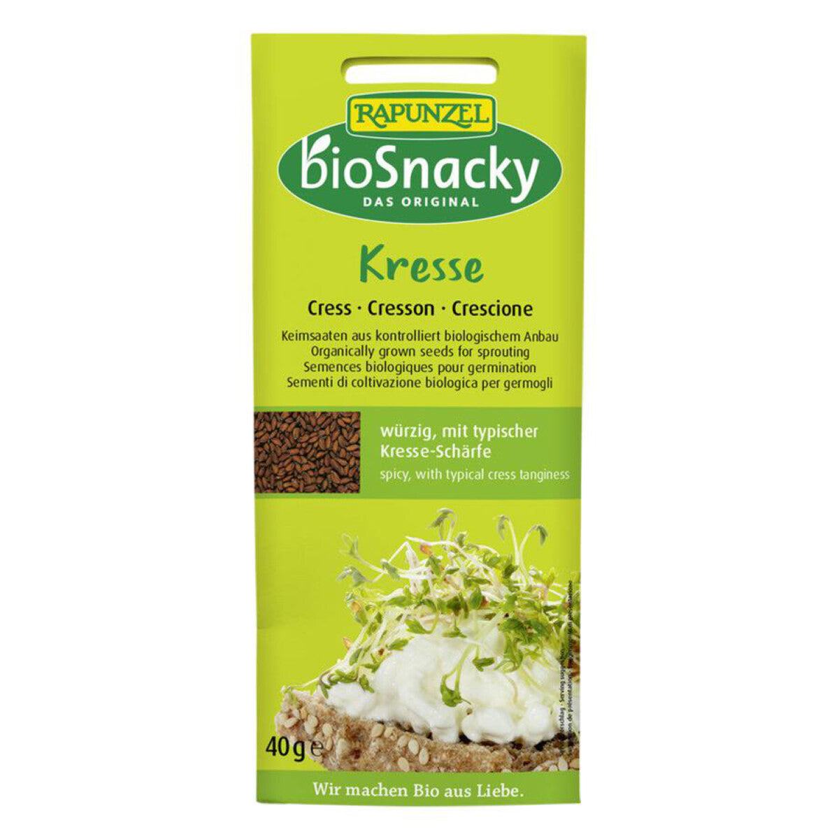 RAPUNZEL BioSnacky Kresse Keimsaat - 40 g