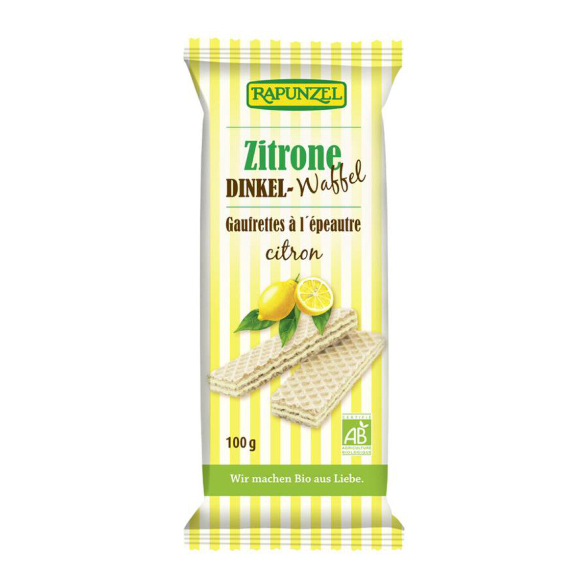 RAPUNZEL Dinkelwaffeln Zitrone - 100 g