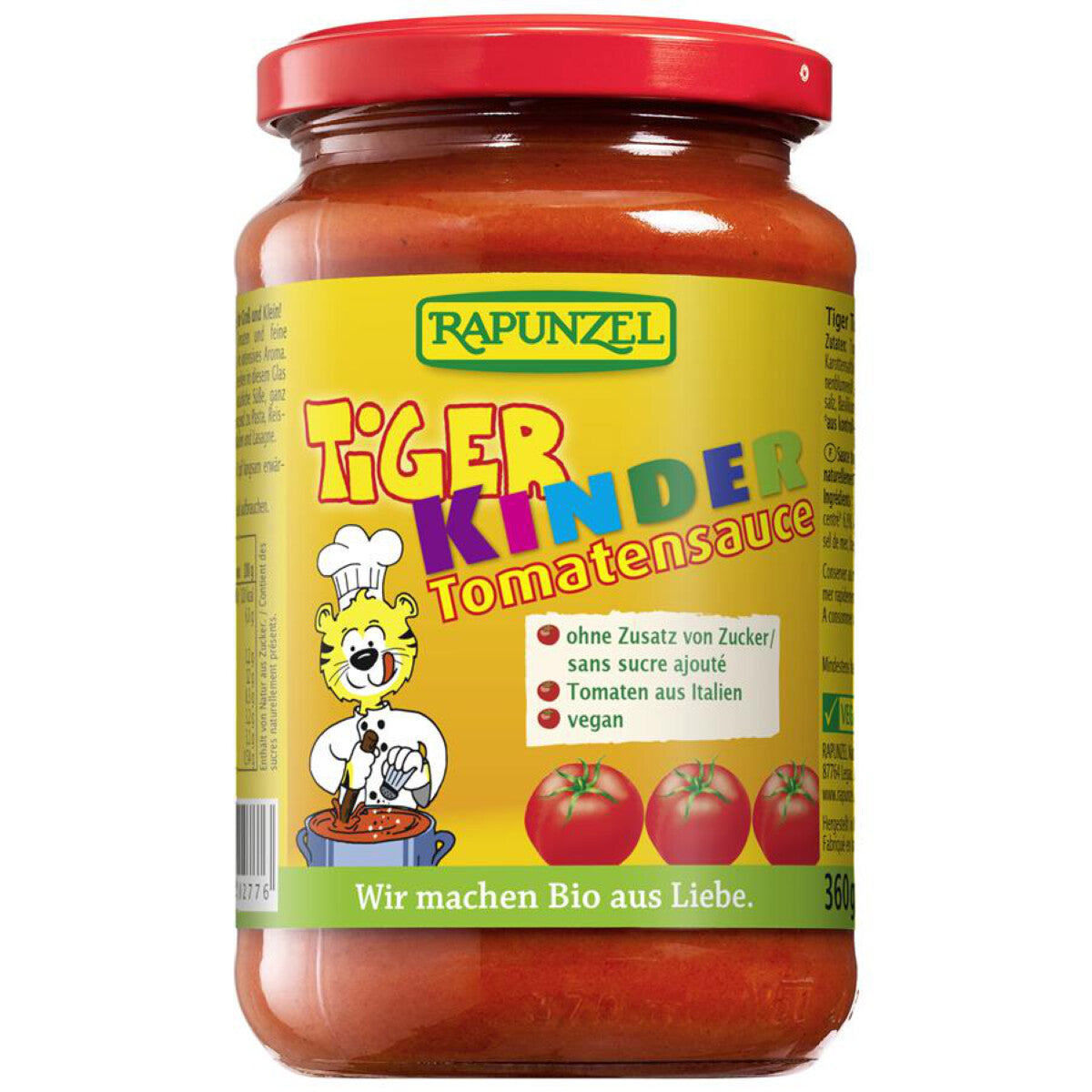 RAPUNZEL Tiger Kinder Tomatensauce - 360 g