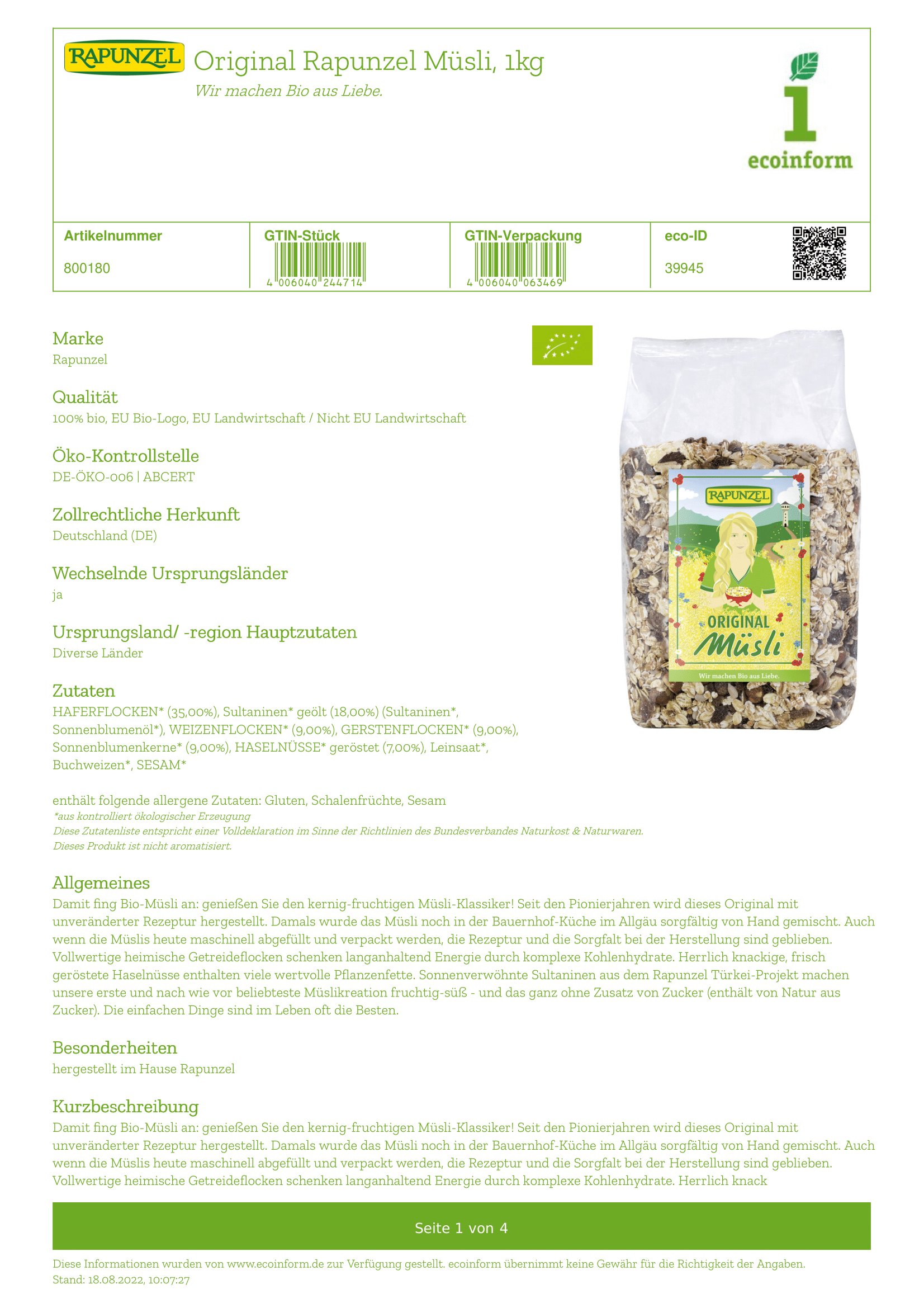 Original Müsli
