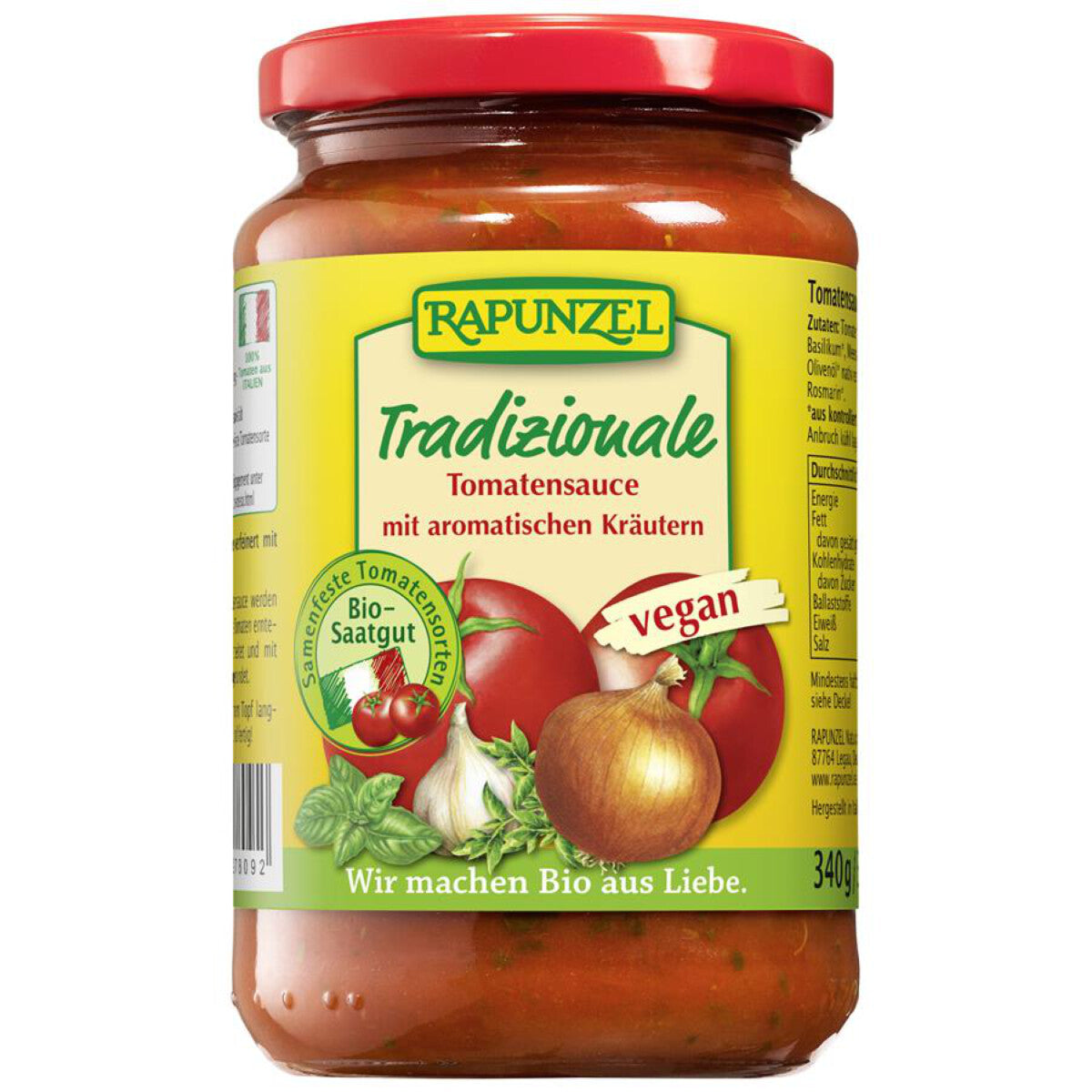 RAPUNZEL Tomatensauce Tradizionale - 340 g
