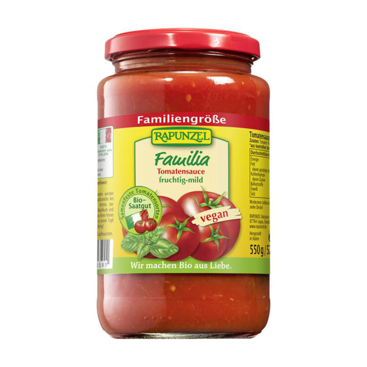 RAPUNZEL Tomatensauce Familia - 550 g