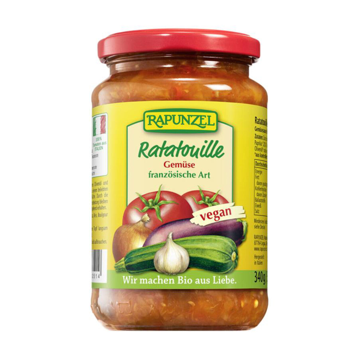 RAPUNZEL Tomatensauce Ratatouille - 340 g