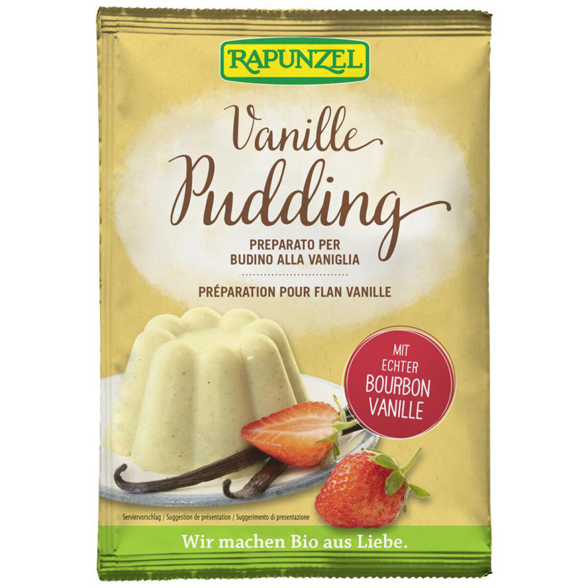 RAPUNZEL Puddingpulver Vanille – 40 g