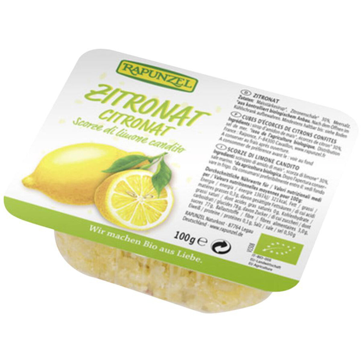 RAPUNZEL Zitronat gewürfelt - 100 g