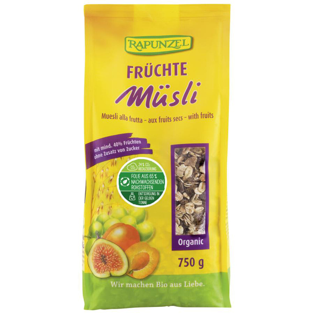 RAPUNZEL Früchte Müsli – 750 g