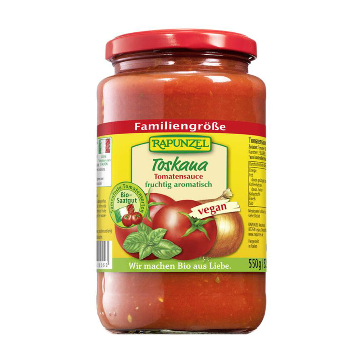 RAPUNZEL Tomaten Sauce Toskana - 550 g 