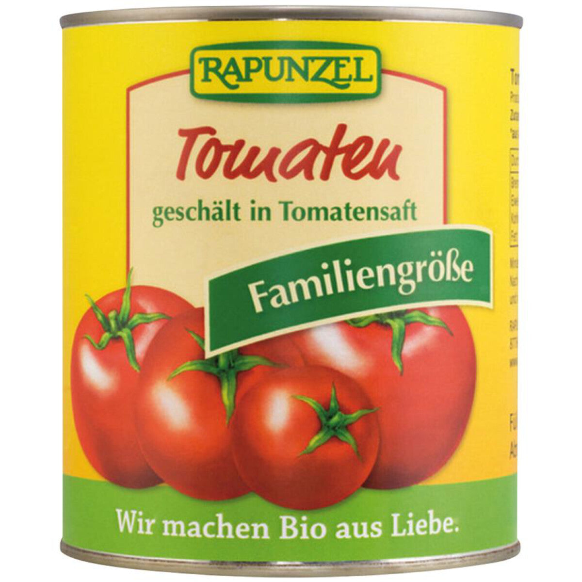 RAPUNZEL Tomaten geschält in der Dose - 800 g 