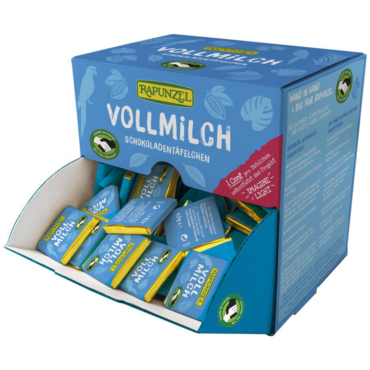 RAPUNZEL Vollmilch Schokoladen Naps - 675 g