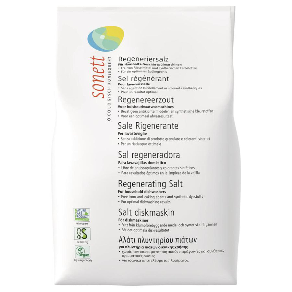 SONETT Regeneriersalz - 2 kg