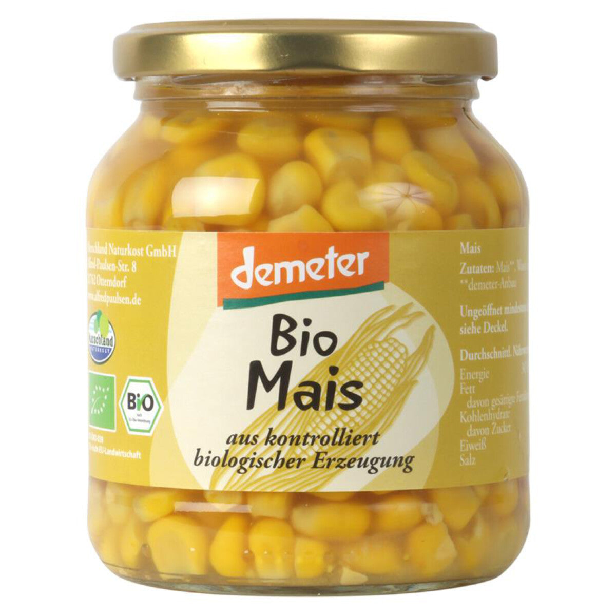 MARSCHLAND Zuckermais - 370 ml