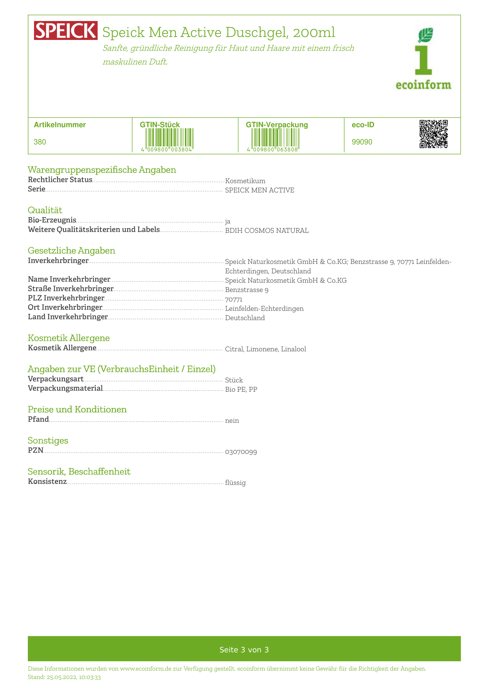 Men Duschgel Hair & Body