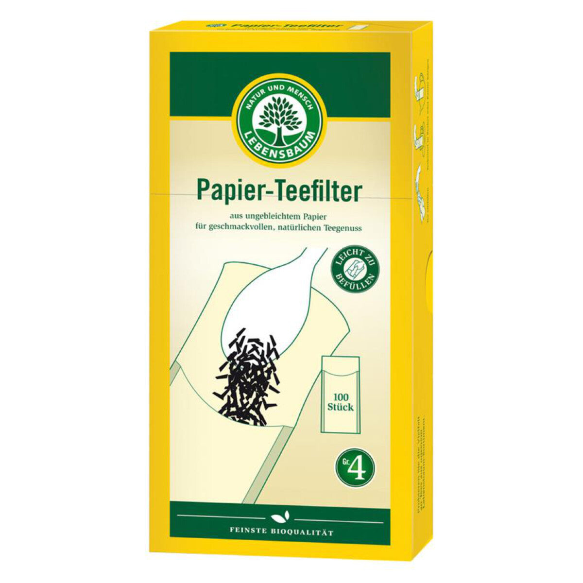 LEBENSBAUM Papier-Teefilter - 100 Stk.