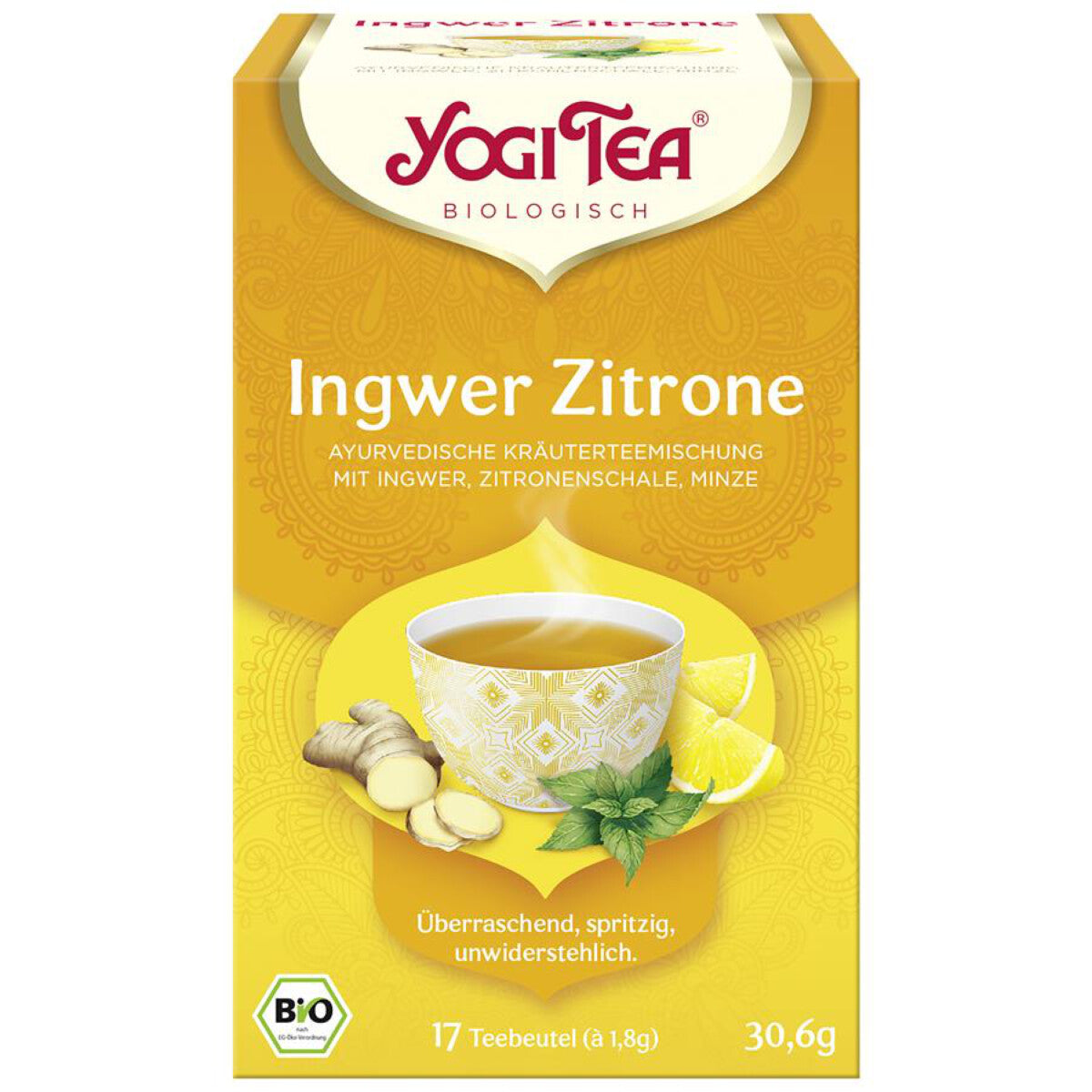 YOGI TEA Ingwer Zitrone Tee - 17 Btl.
