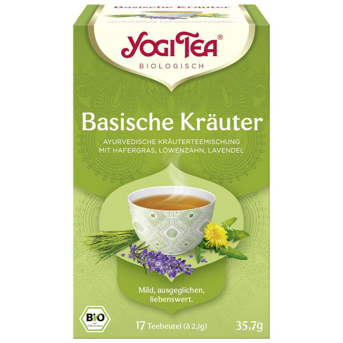 YOGI TEA Basische Kräuter Tee - 17 Btl.