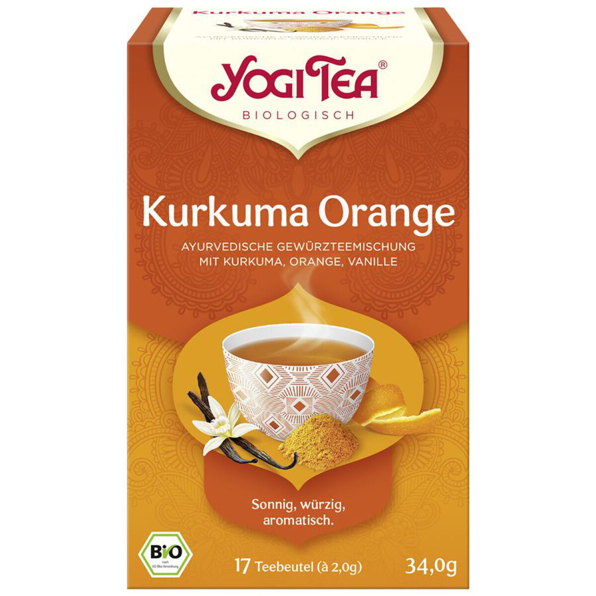 YOGI TEA Kurkuma Orange - 17 Btl.