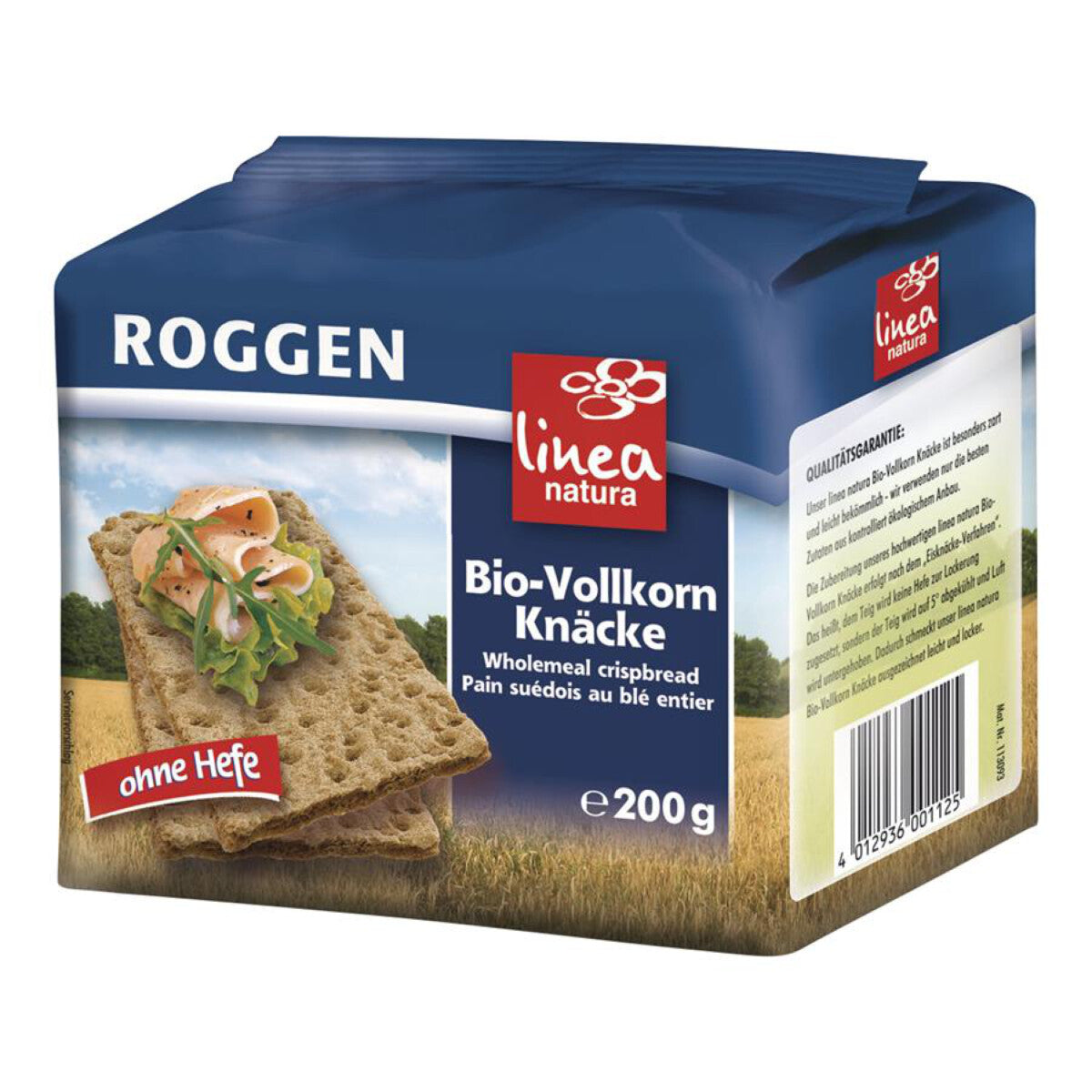 LINEA NATURA Roggen Vollkorn-Knäcke - 200 g