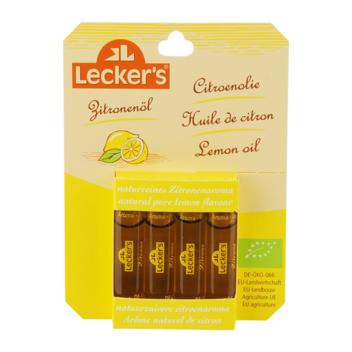 LECKERS Zitronenöl - 8 ml (4 x 2 ml)