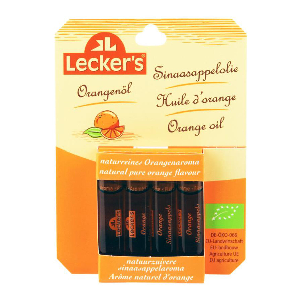 LECKERS Orangenöl - 8 ml (4 x 2 ml)