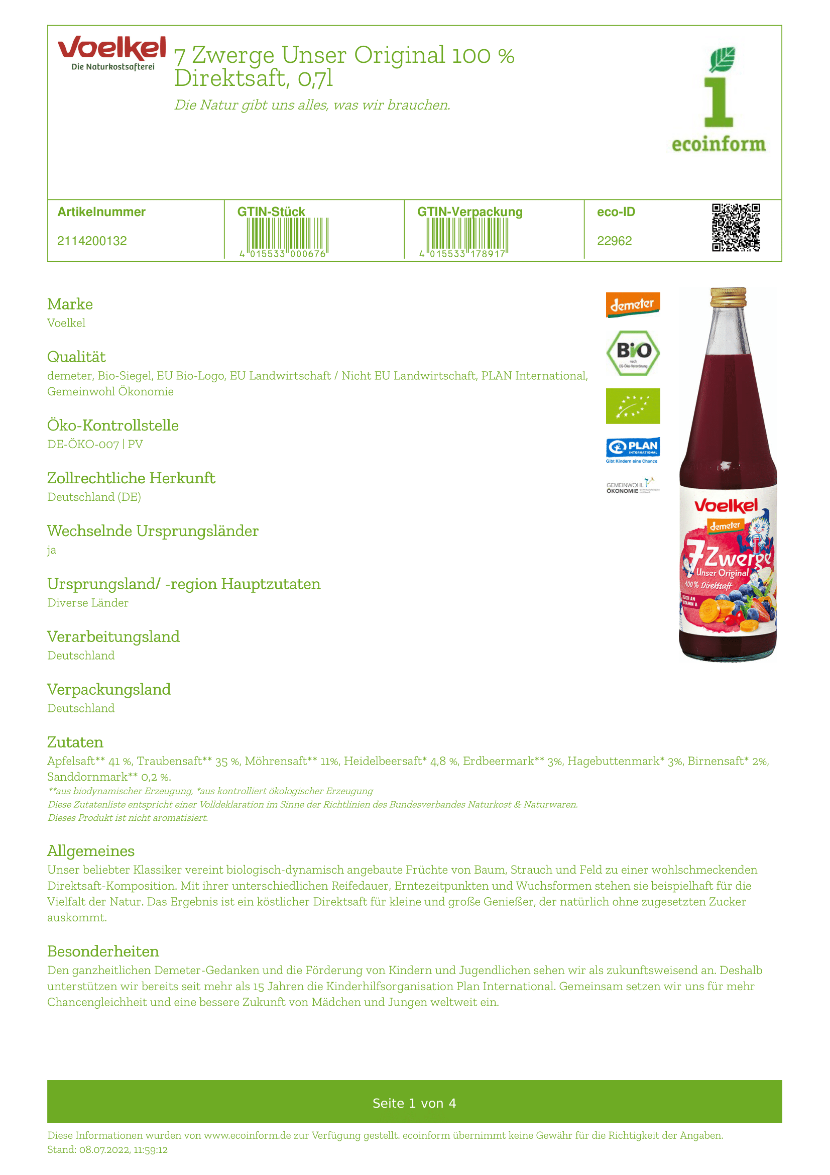 Kindersaft Original