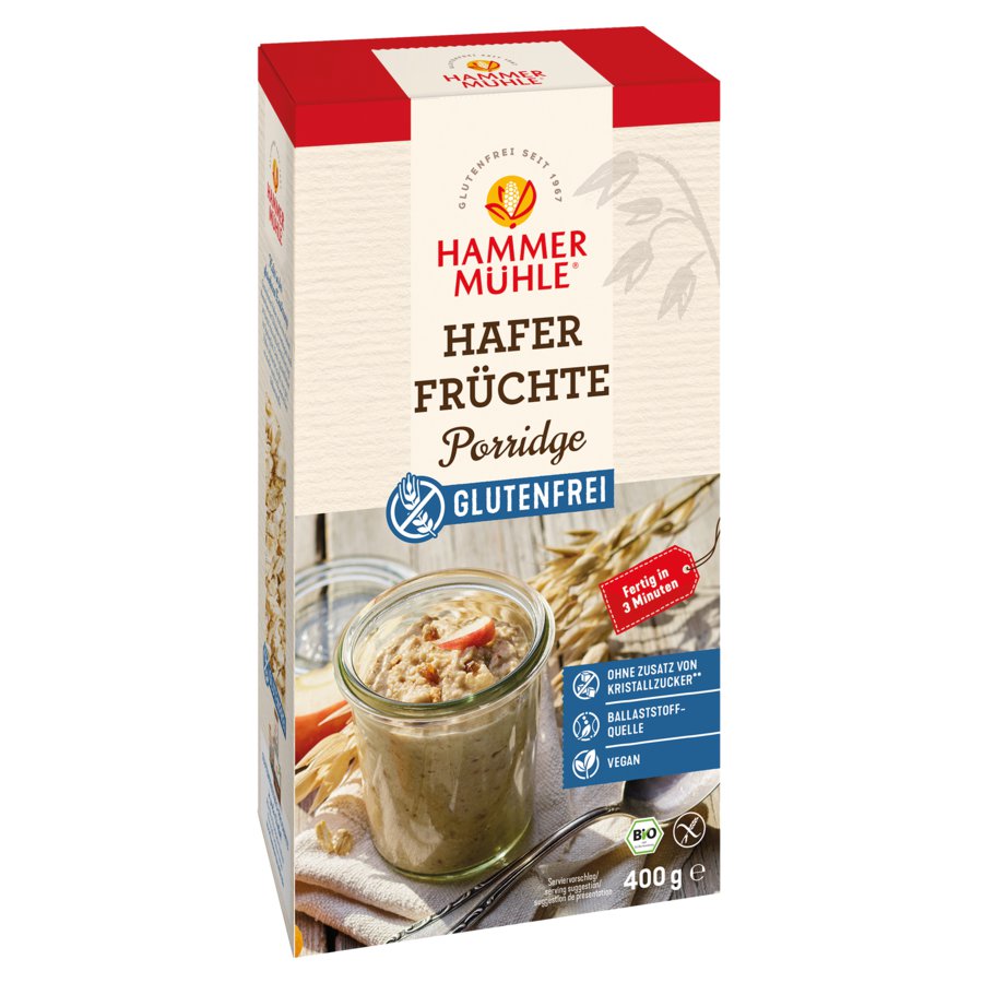 HAMMERMÜHLE Hafer Früchte Porridge - 400 g