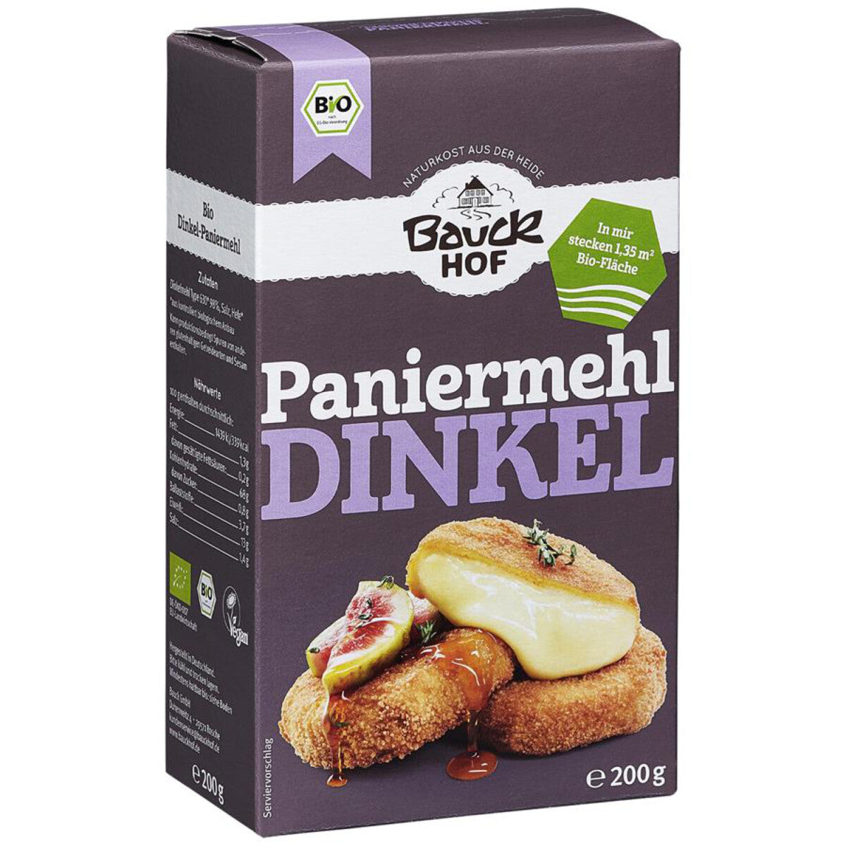 BAUCKHOF Dinkel-Paniermehl - 200 g