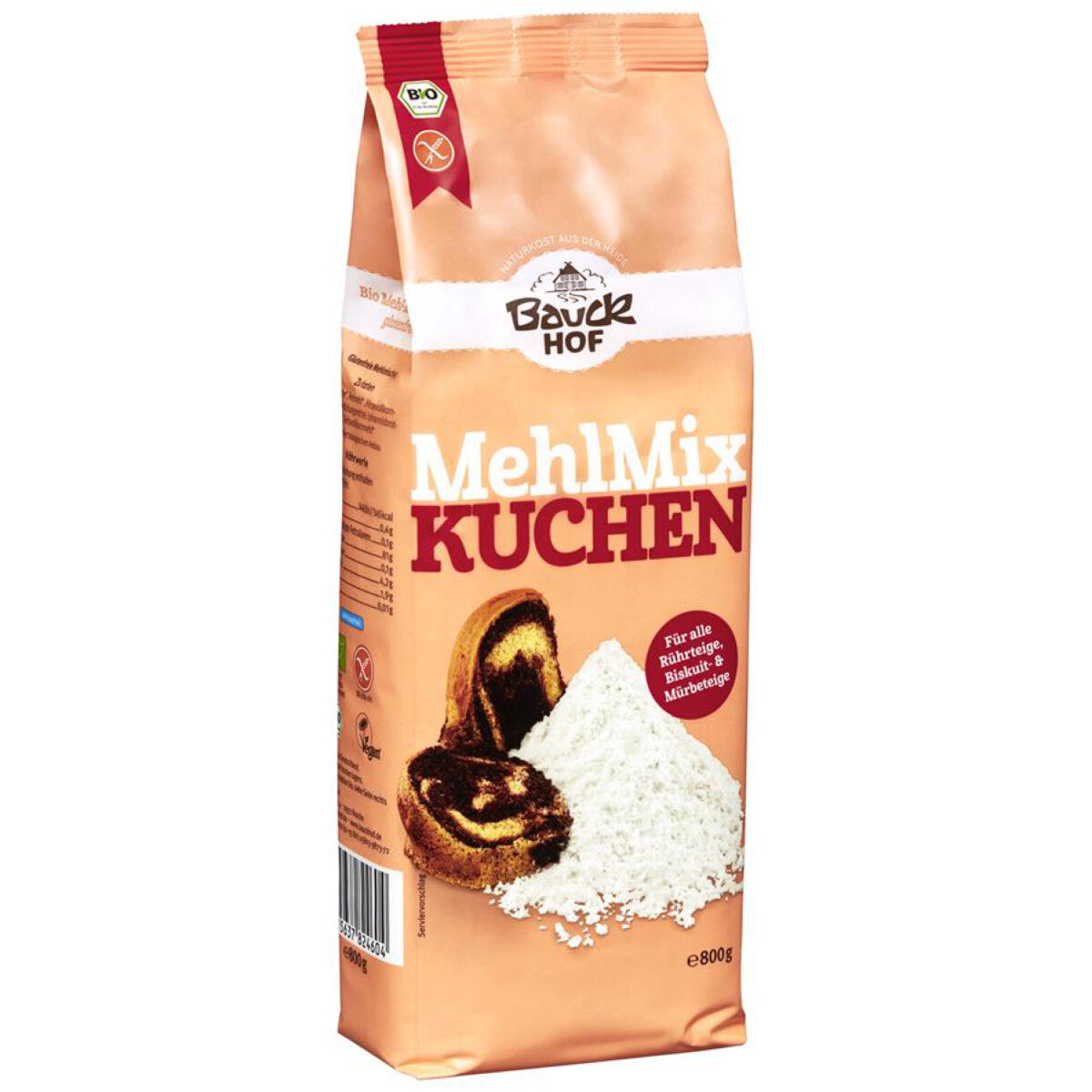 BAUCKHOF Mehl-Mix Kuchen, glutenfrei - 800 g