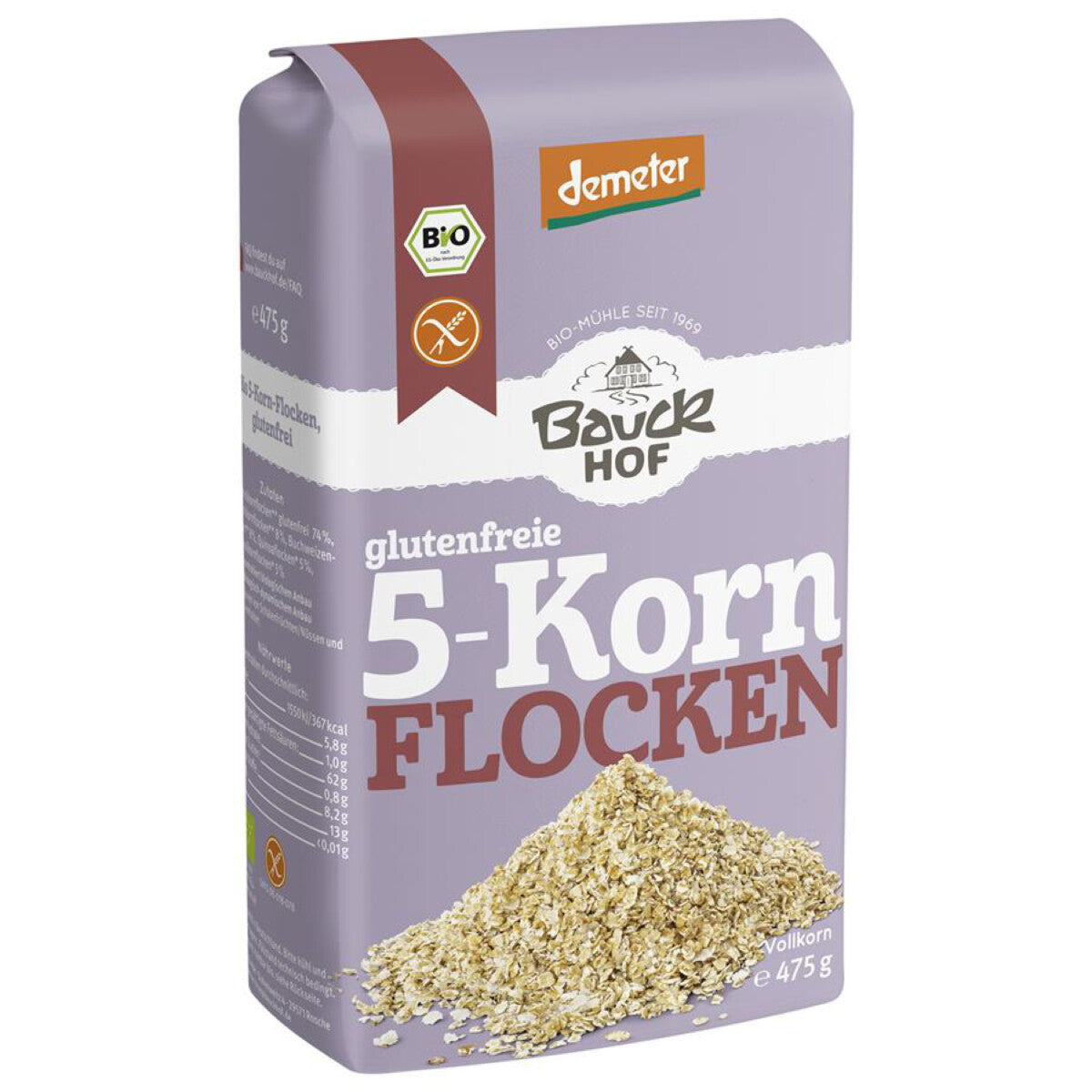 BAUCKHOF 5-Korn Flocken - 475 g