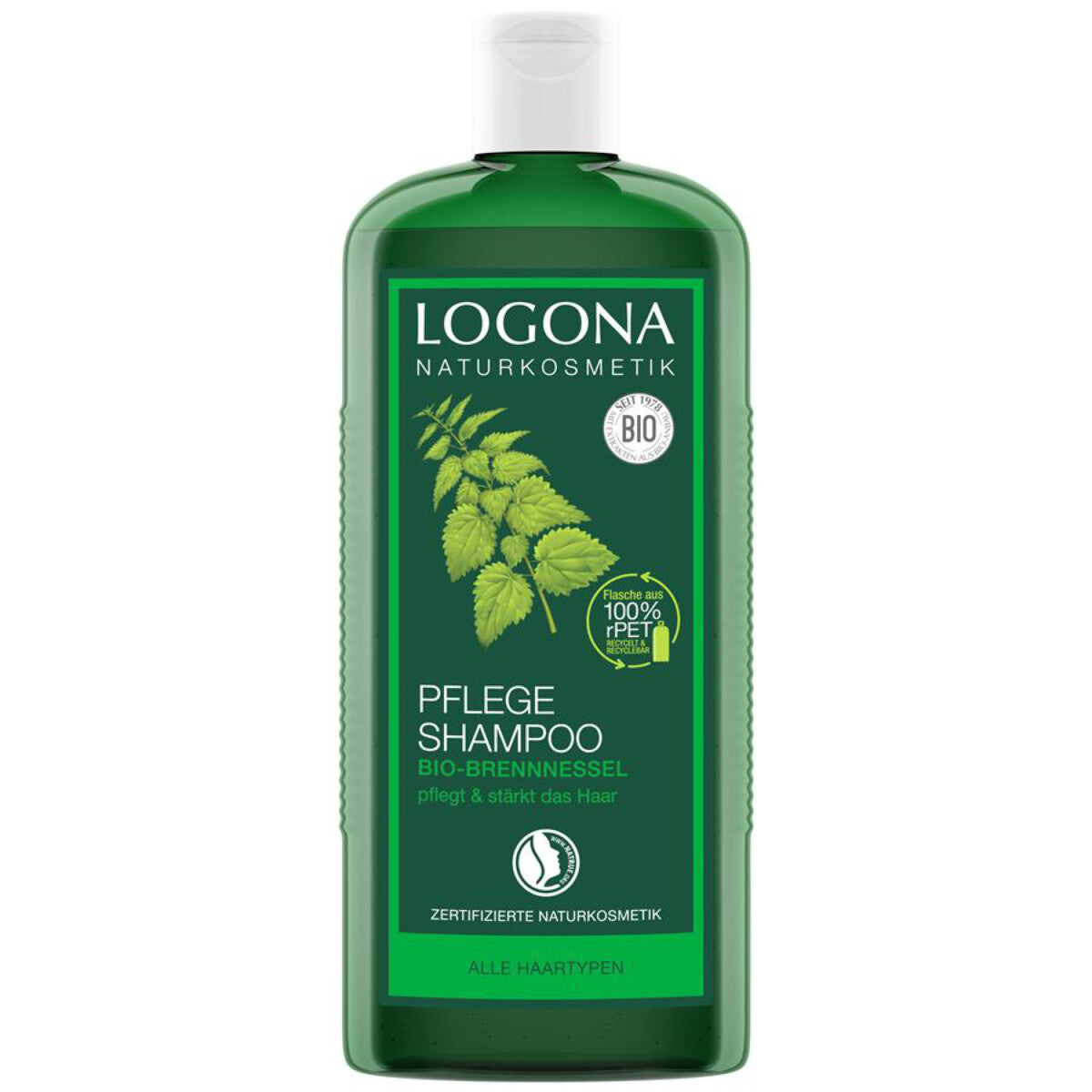 LOGONA Pflege Shampoo Brennnessel - 250 ml