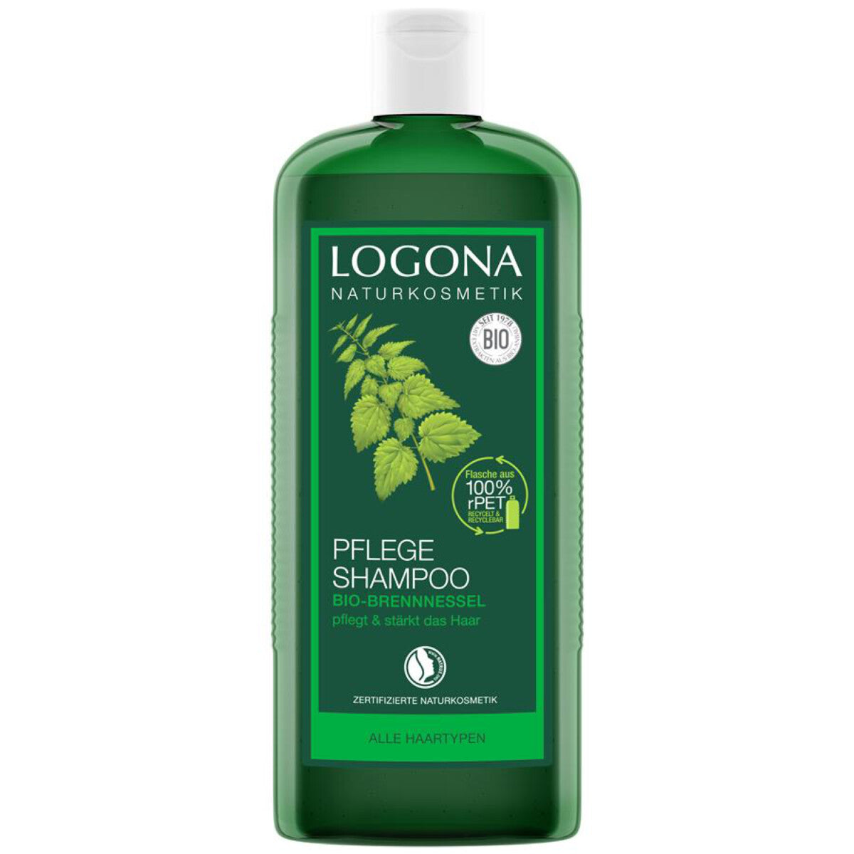 LOGONA Pflege Shampoo Brennnessel - 500 ml