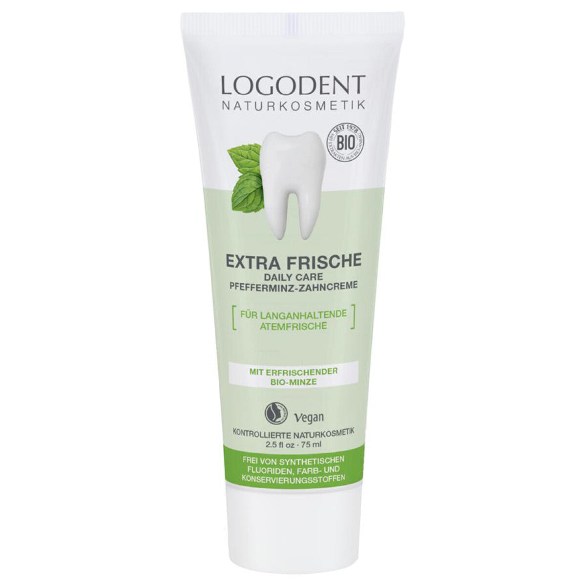 LOGONA Pfefferminz Zahncreme - 75 ml