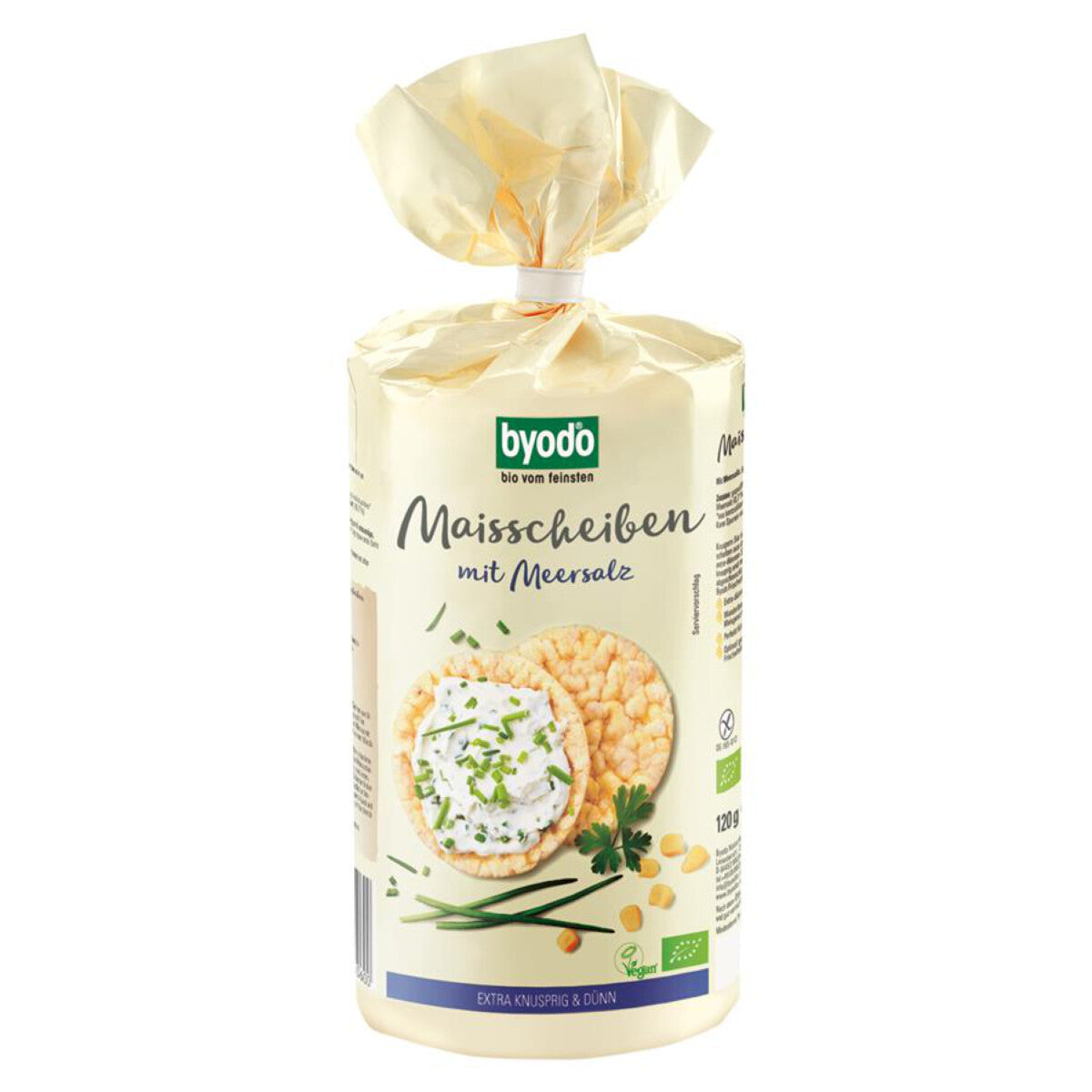BYODO Maisscheiben mit Meersalz - 120 g