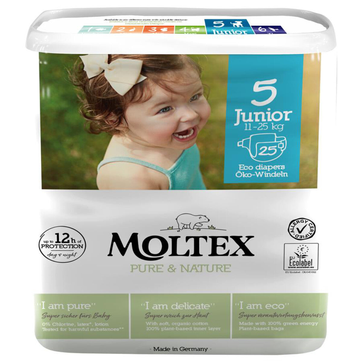 MOLTEX NATURE Junior Windeln 11-25 kg - 25 Stk.