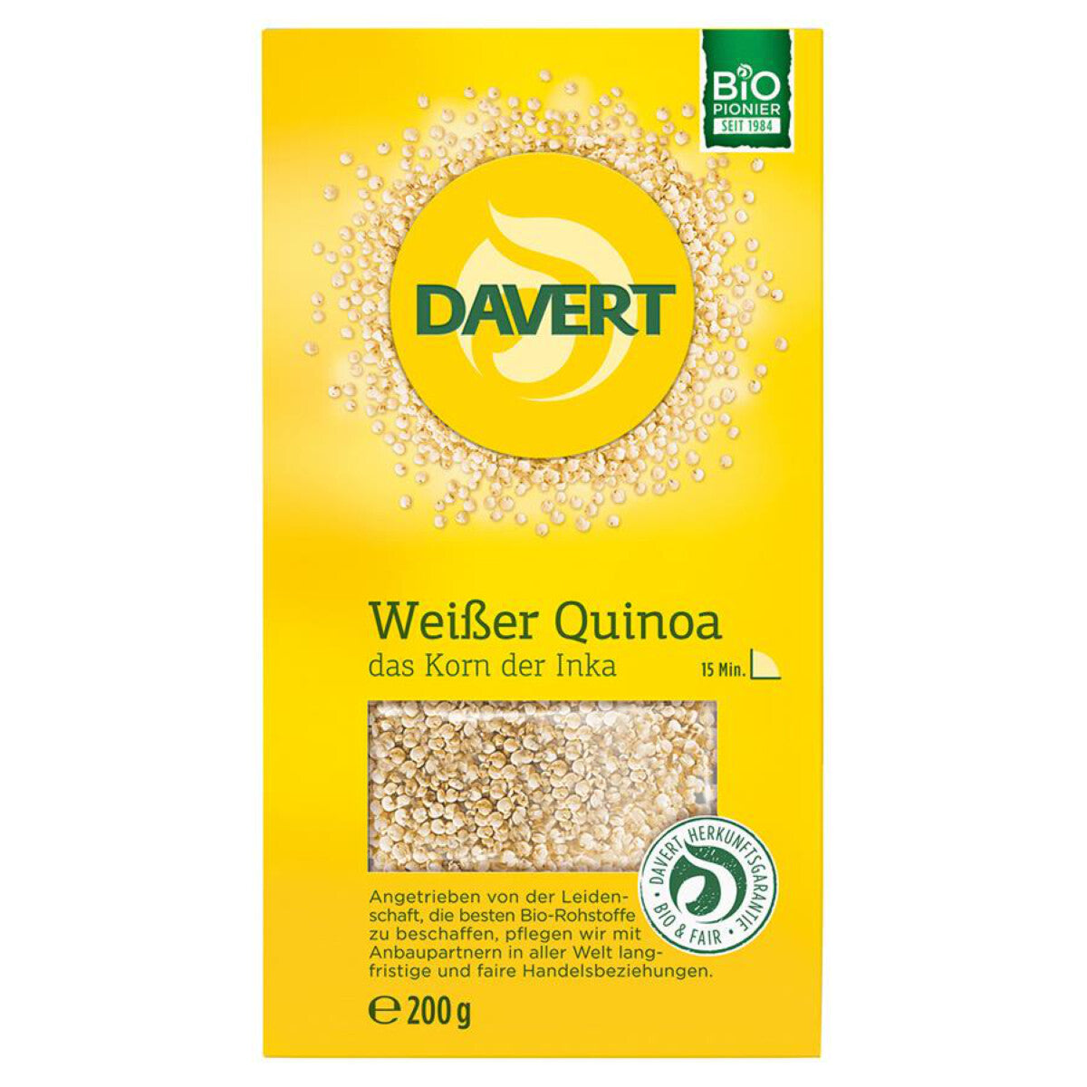 DAVERT Weißer Quinoa - 200 g