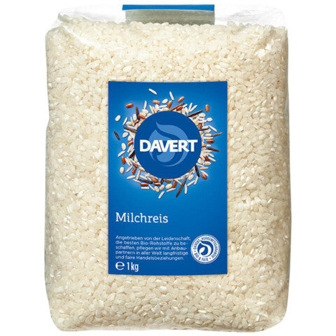DAVERT Milchreis weiß rund - 1 kg